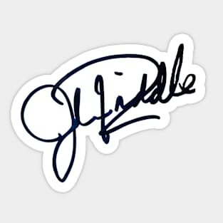 John Riddle Signature Sticker